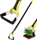 Ergonomische Gartenhacke aus Edelstahl mit langem Griff