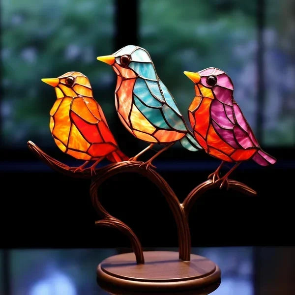 Vogel Skulpturen und Glasdekoration für stilvolle Räume – Glaskuppeln & Kerzenhalter