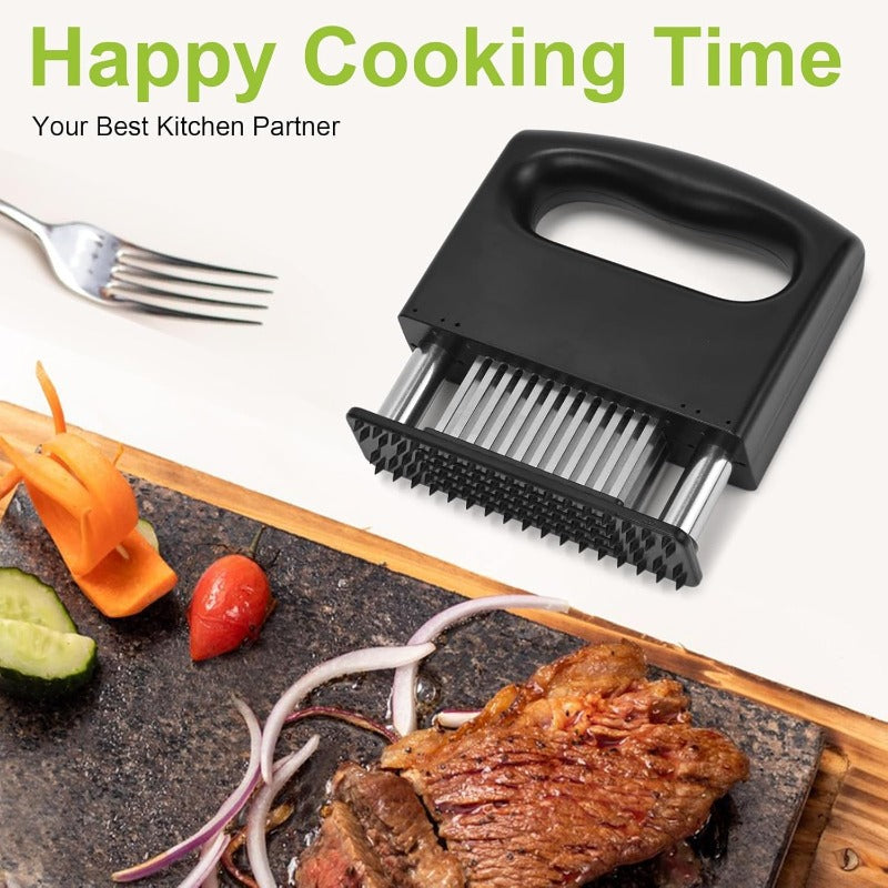 Edelstahl Fleischzartmacher mit 48 Klingen von GrillGenius