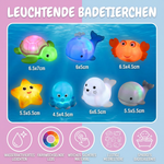 Bunte Schwimmende Tierfiguren für das Bad