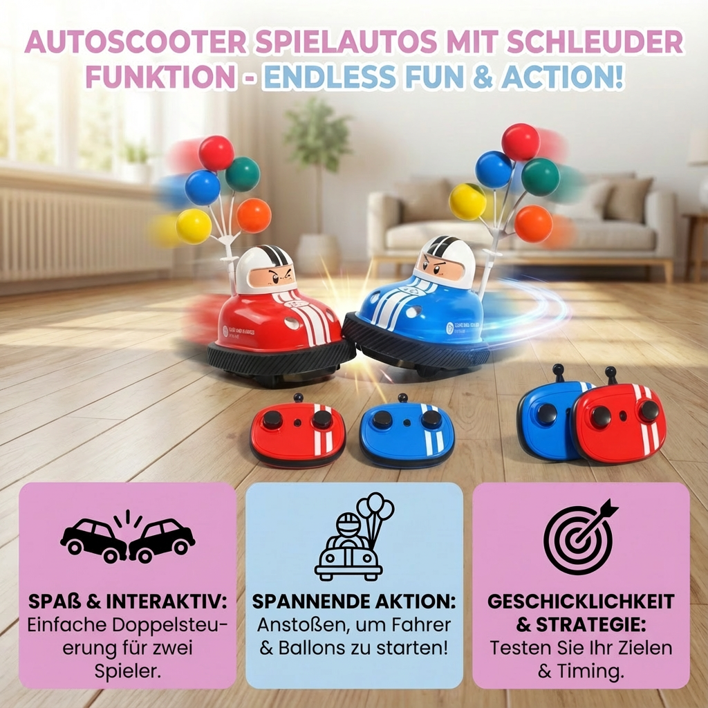 Spielautos mit Schleudermechanismus für Autoscooter