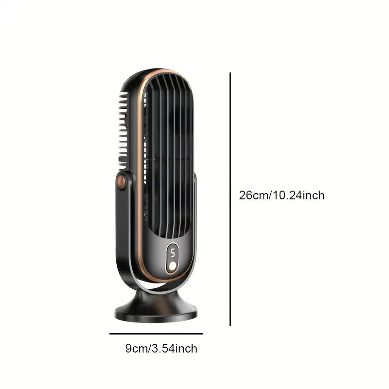 Tragbare Mini-Klimaanlage mit USB-Ladefunktion – 5 Geschwindigkeiten & 720° Drehung