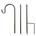 Elegant Garden Hook Made of Robust Metal | 76 cm | Black