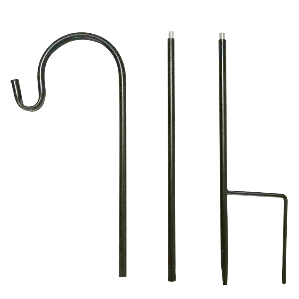 Elegant Garden Hook Made of Robust Metal | 76 cm | Black