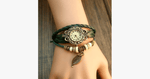 Naturinspirierte Vintage-Uhr im Boho-Stil