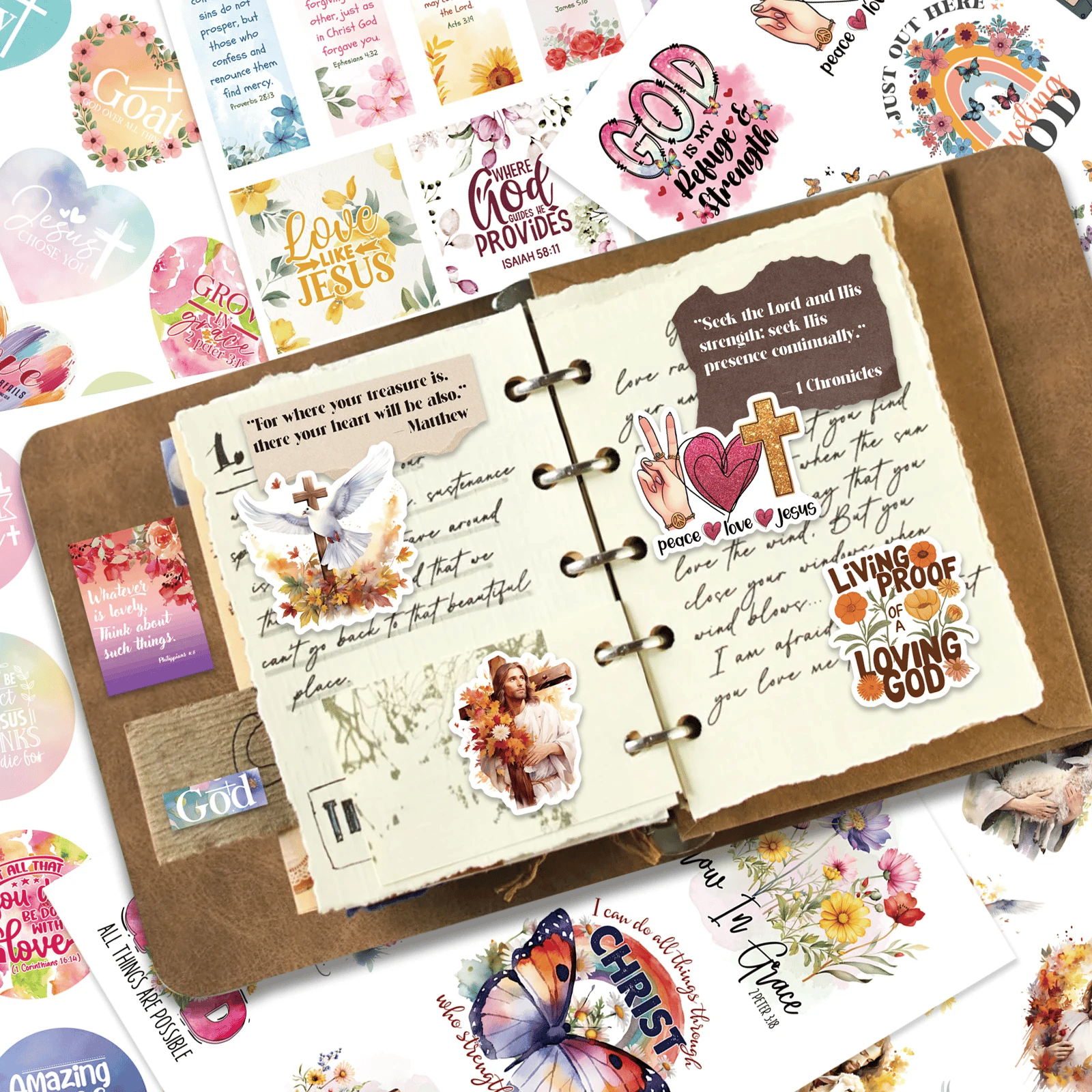 Inspired Sticker Set for Your Faith Journey