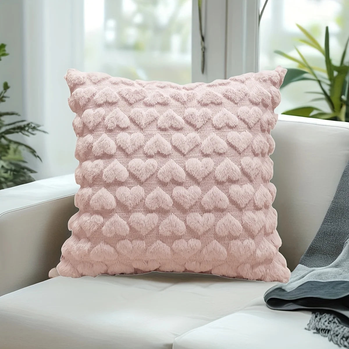 Heart-shaped Pillowcase "Sofa Love" | Soft Plush for Home
