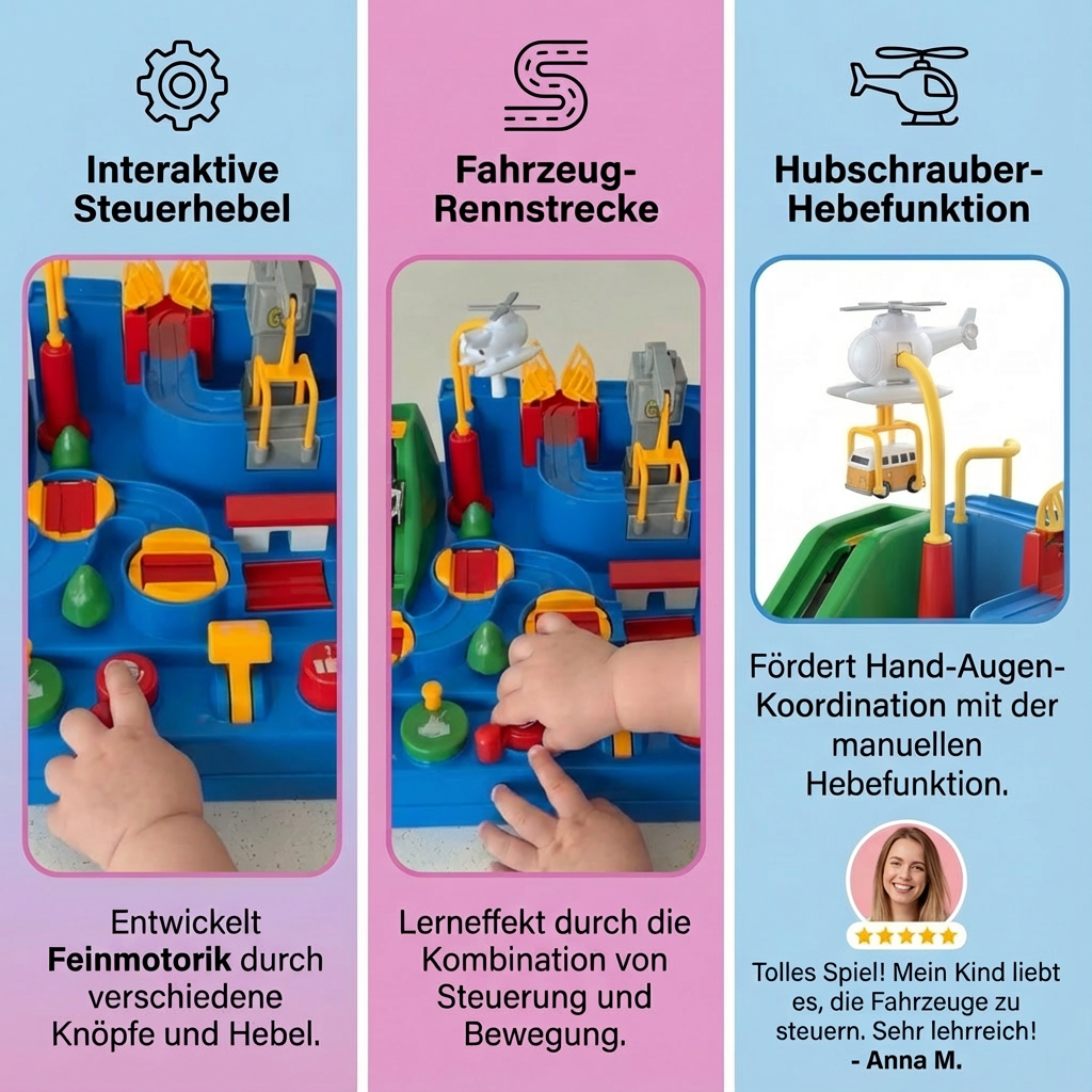Fahrzeug Geschicklichkeitsspiel für Kinder – Pädagogisches Spielzeug