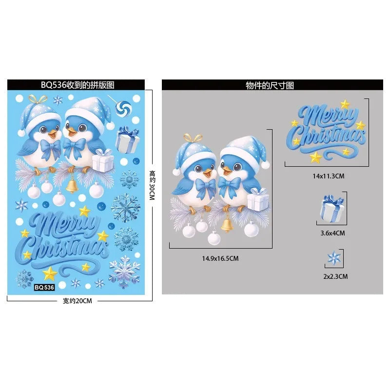 Winter Magic | Reusable Window Decoration for the Holidays