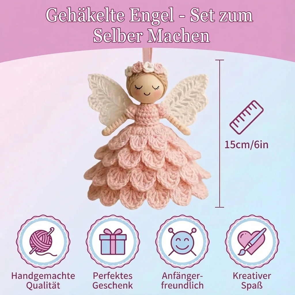 Häkelset für Engel - DIY Bastelset