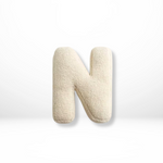 Elegant Velvet Decor Cushion with Letters – Available A to Z
