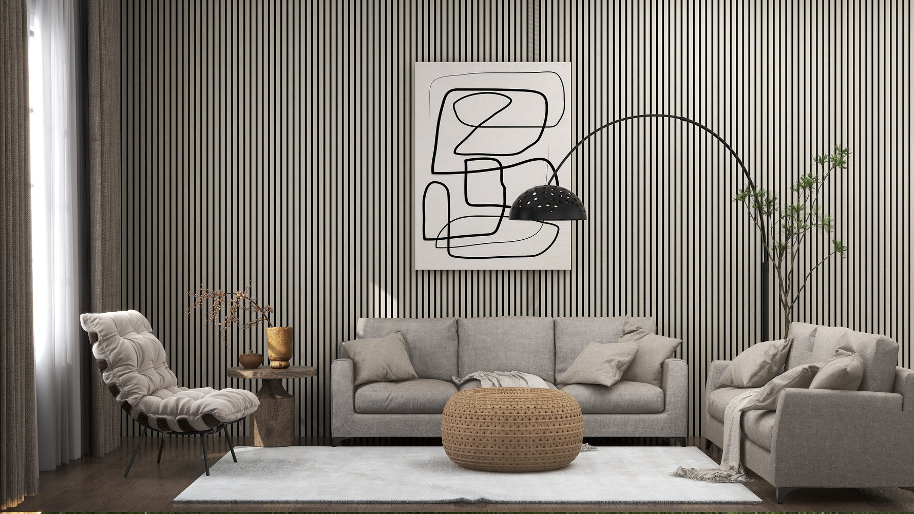 Elegant Wooden Acoustic Panels for Your Home
