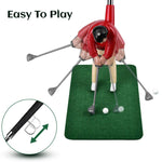 Golfvergnügen für Zuhause: Indoor-Golfset mit 5 Schlägern