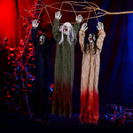 Gruselige Halloween-Deko – Schwebender Geist mit Blutflecken