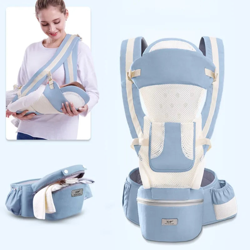 Ergonomisches Tragetuch für Babys – Bequeme Trage mit Stauraum