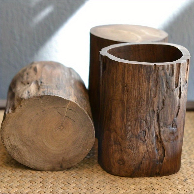 Handgefertigter Holzstifthalter – Einzigartiges und natürliches Design