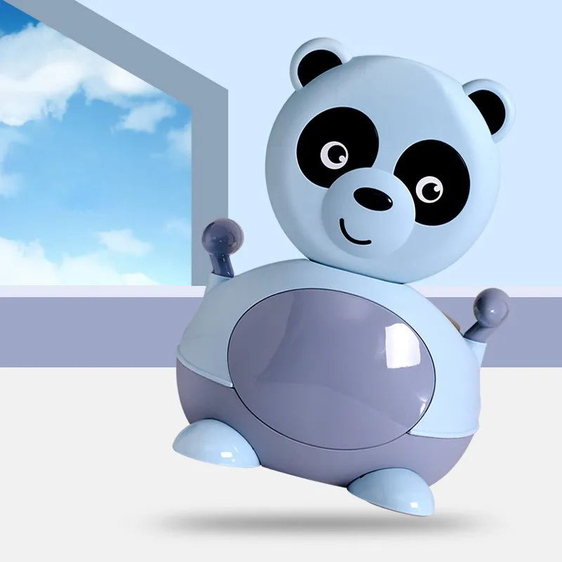 Kindertöpfchen in Panda-Design – Weiches Baby-Töpfchen mit PU-Sitz