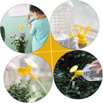 Wassertropfenaufsätze für Pflanzen – 6er Set mit Sonnenblumenmotiven