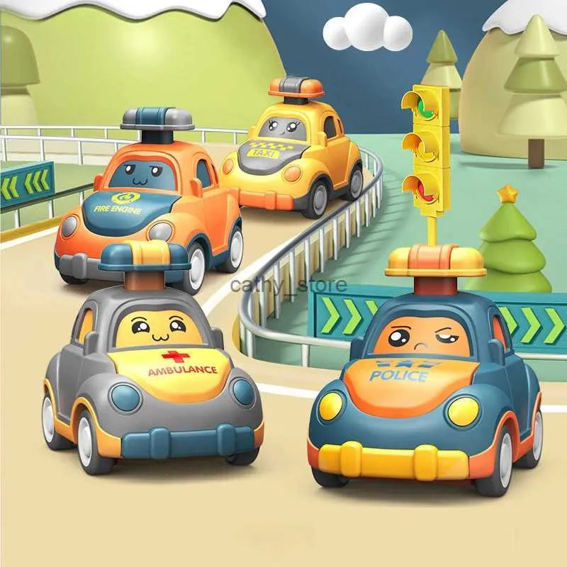 Spielzeugautos für Kinder - Drücken und Fahren