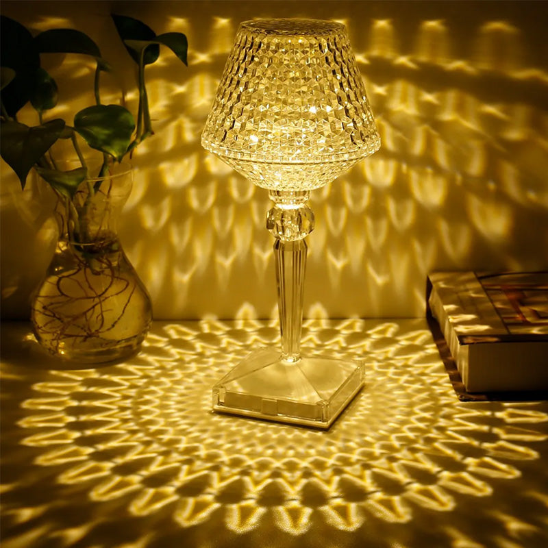 Kristall Tischlampe