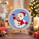 Well-being embroidery kit for festive memories