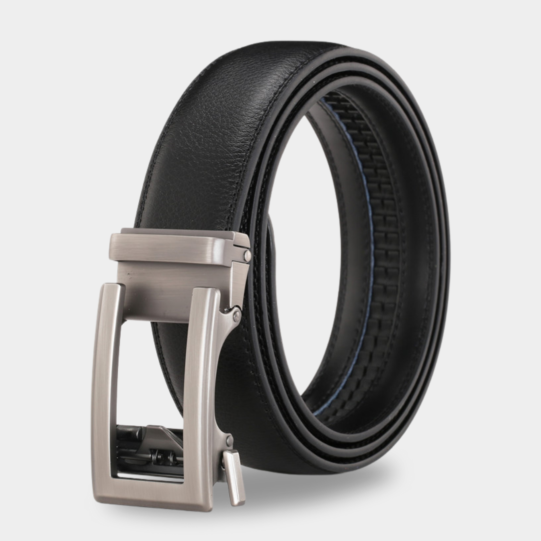 Stylish Men's Belt with Automatic Buckle | Elegance & Flexibility