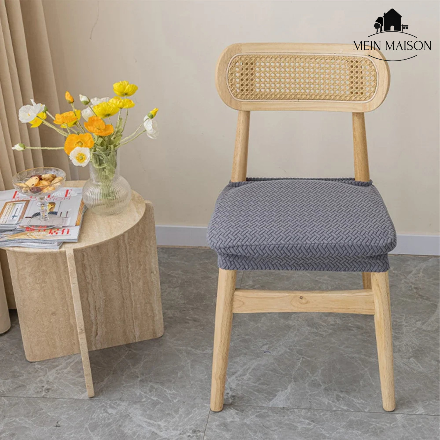 4-piece set | Elegant chair covers to protect and enhance your home