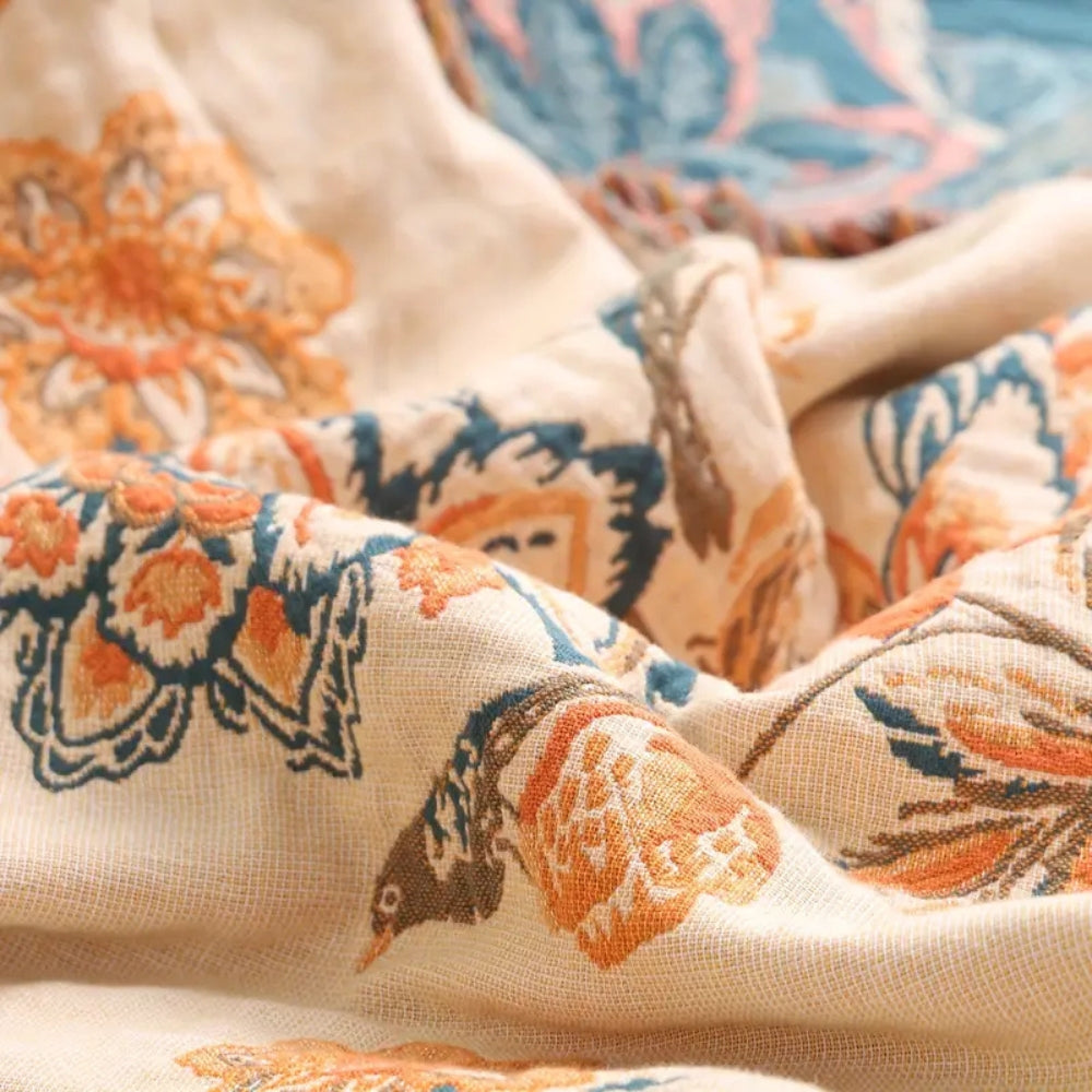 Vielseitige Baumwoll-Decke im Boho-Stil für jedes Zuhause