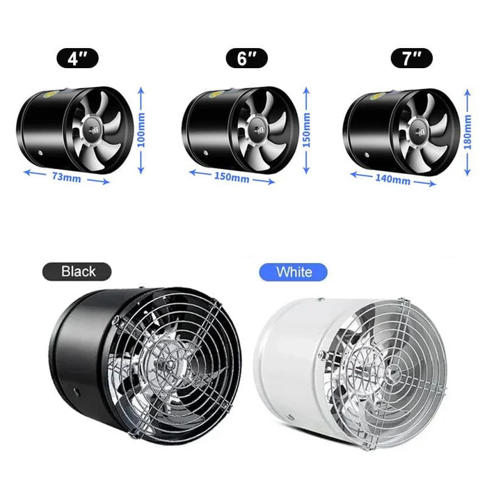 Luftzirkulations Mini-Wandventilator – Leiser Ventilator für Zuhause oder Büro