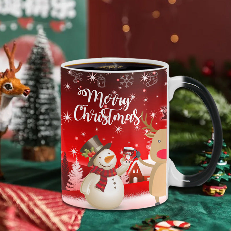 Farbwechselnder Thermobecher für Weihnachten