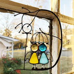 Farbige Glas-Hängedekoration für ein strahlendes Zuhause