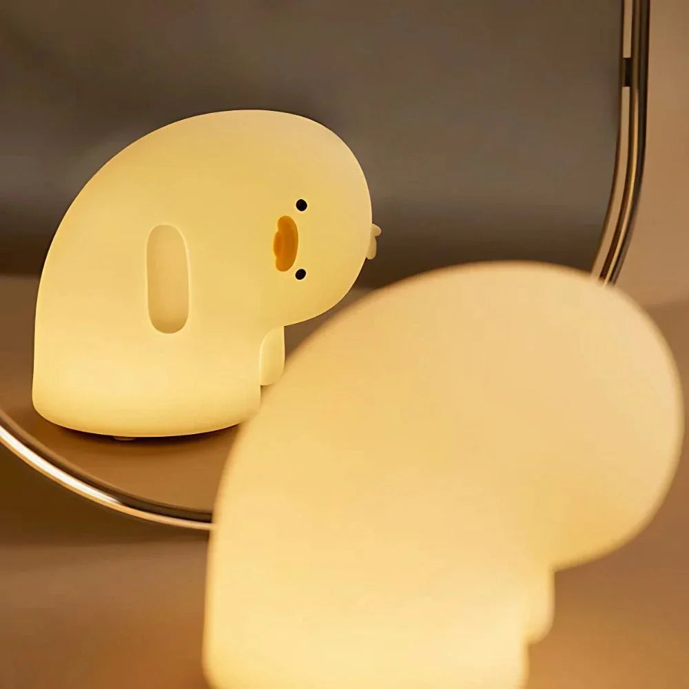 Playful Night Lamp for Children – Rechargeable Silicone Lamp with Colour Change