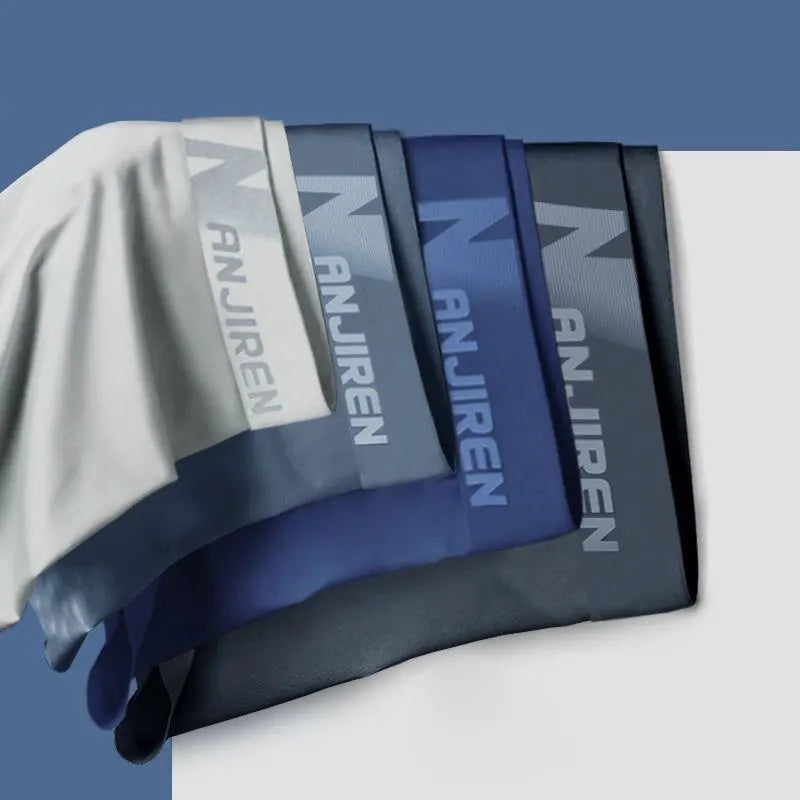 4-teiliges Set Boxershorts aus Eiskunstseide mit Graphen-Technologie