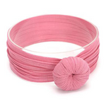 Knotenmuster Haarband für Mädchen – Weiches Baby Turban Stirnband