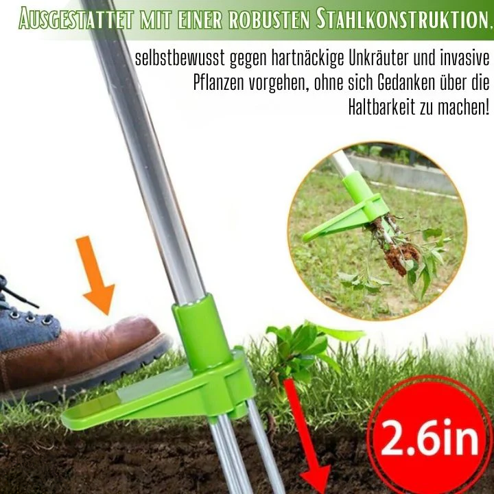 Unkrautstecher mit Fußpedal - Rückenfreundlich und Ergonomisch