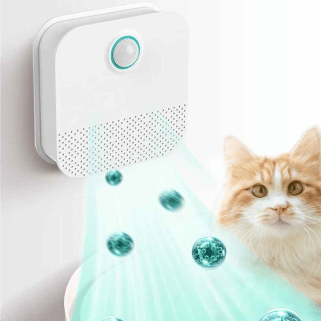 Intelligenter Luftreiniger für Katzenstreu – USB aufladbar & leise