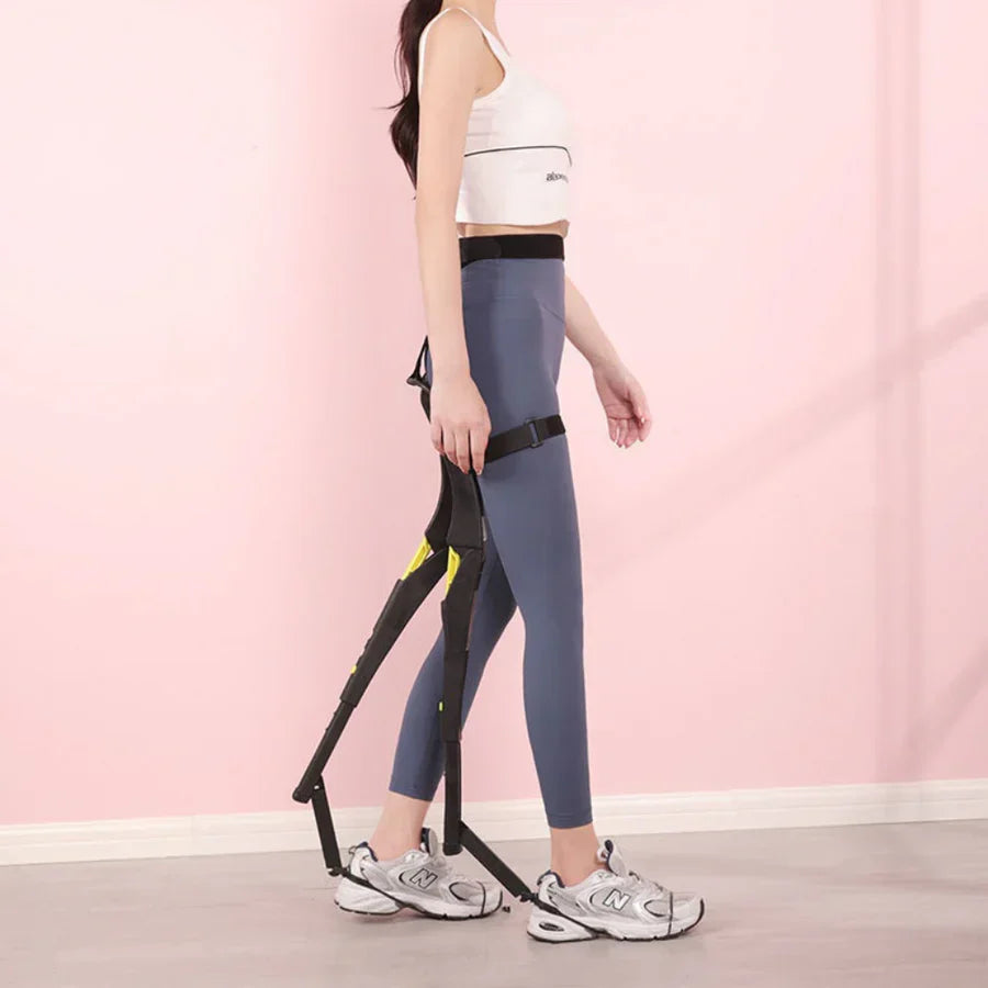 Tragbarer Faltstuhl mit tragbarem Exoskelett für Sportaktivitäten