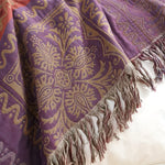 Boho-Quastendecke für ein gemütliches Zuhause