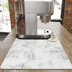 Elegante Geschirr Abtropfmatte mit Marmor-Design