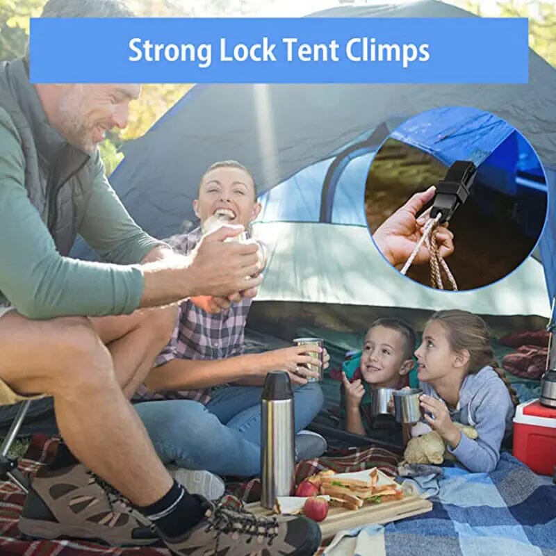 Verstellbarer, robuster Lock-Grip für Planen und Sonnenschutzstoffe