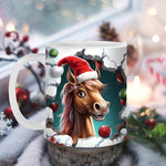 Tiermuster Weihnachtsbecher
