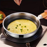 Edelstahlpfanne mit Ergonomischem Griff für Perfektes Kochen