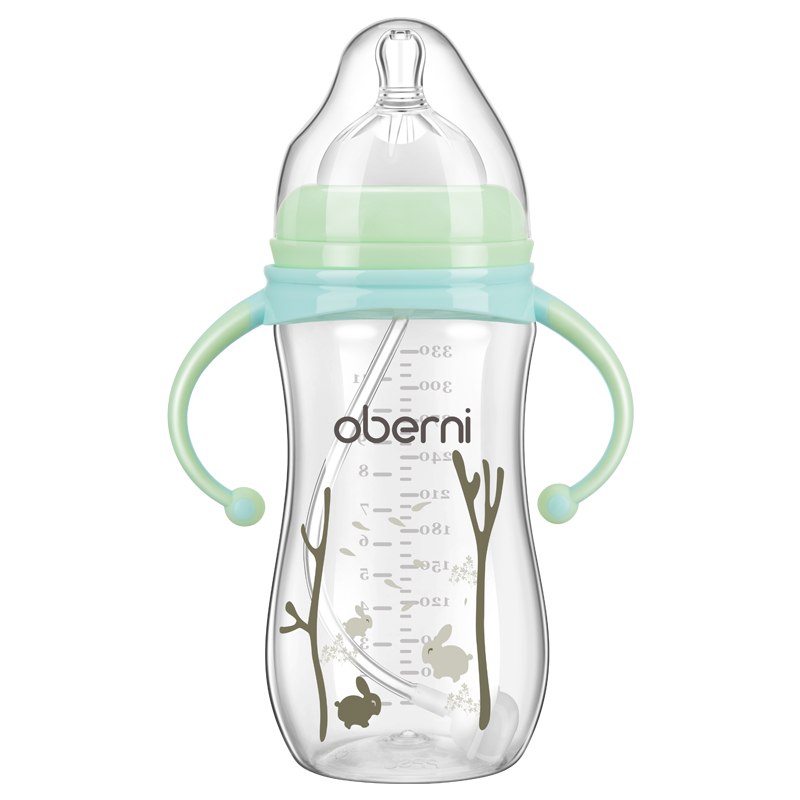Weithals-Babyflasche mit Griff – Flasche für Neugeborene