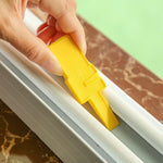 Praktische Fensterreinigungsbürste mit abnehmbarem Griff