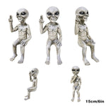 Lustige Alien Gartenfigur – Galaxia