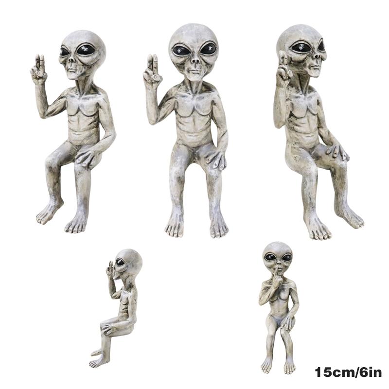 Lustige Alien Gartenfigur – Galaxia