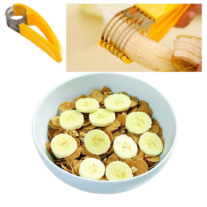 Bananenschneider aus Edelstahl – Für perfekte Scheiben
