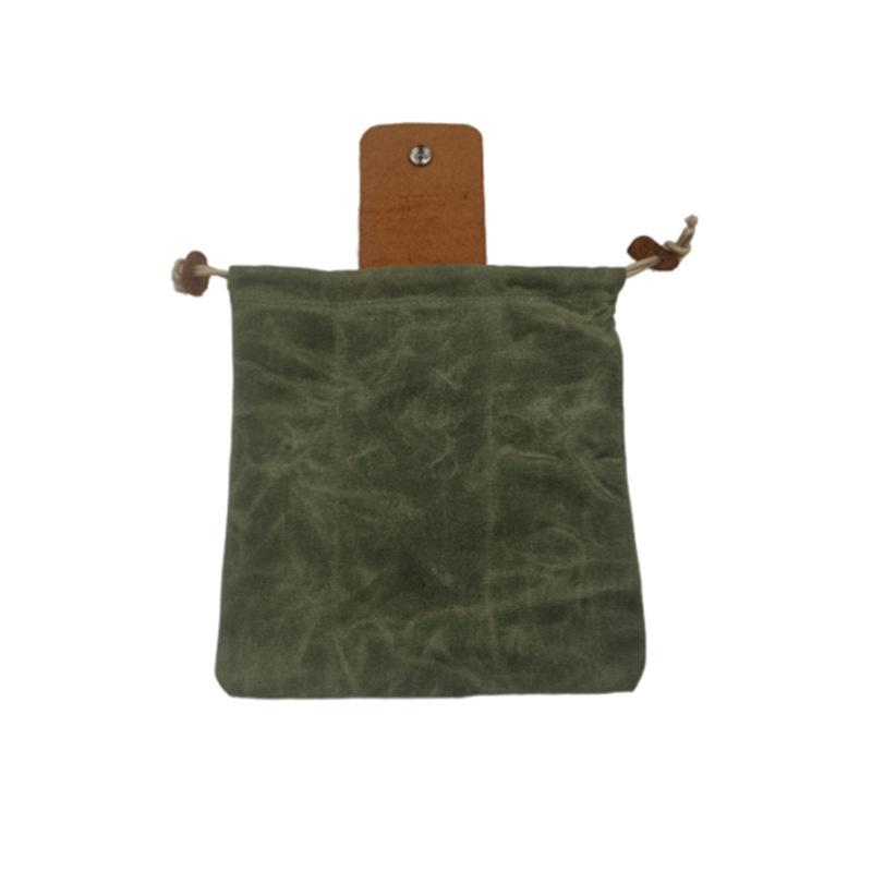 Leder- und Canvas-Bushcraft-Tasche