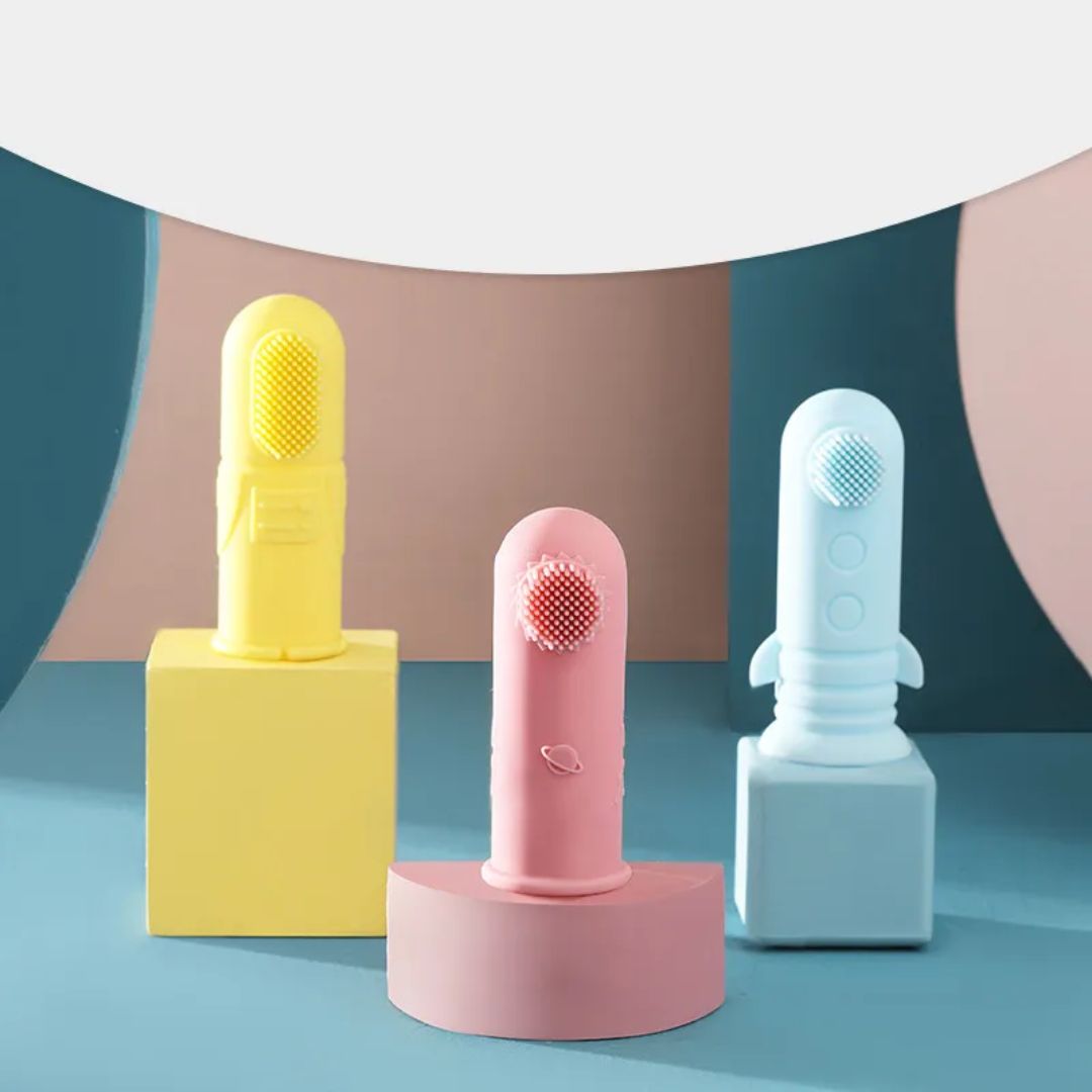 Silikon Fingerzahnbürste für Babys und Kleinkinder – Weiche Zahnbürste