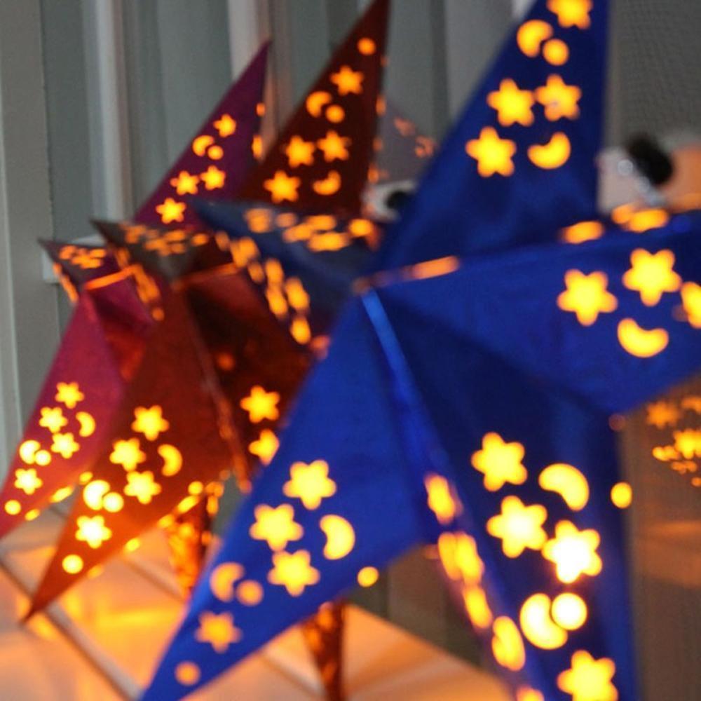 Weihnachtsstern mit Glitzer – Funkelnde Deko Idee